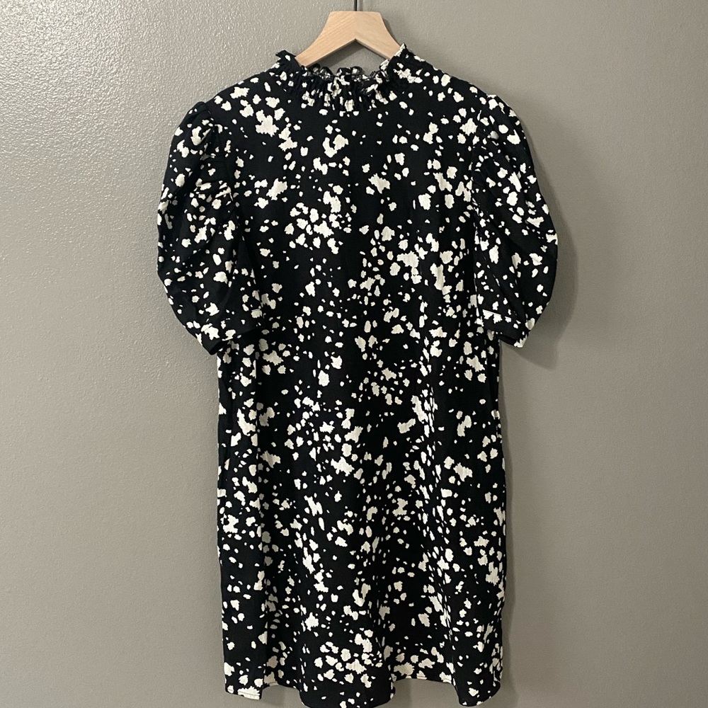 Who What Wear linen blend dress
